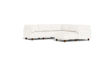 Load image into Gallery viewer, Luna - Sectional - Snowdrift - High Arms - Low Legs
