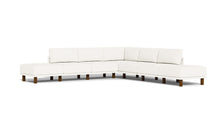 Load image into Gallery viewer, Luna - Sectional - Snowdrift - High Arms - Tall Legs
