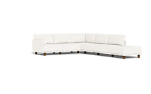 Load image into Gallery viewer, Luna - Sectional - Snowdrift - Low Arms - Low Legs
