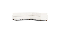 Load image into Gallery viewer, Luna - Sectional - Snowdrift - High Arms - Low Legs
