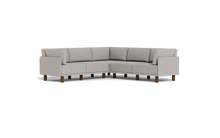 Load image into Gallery viewer, Luna - Sectional - Dream Grey - High Arms - Tall Legs
