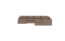 Load image into Gallery viewer, Ciello XL - Sectional - Mocha - Regular Arms
