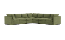 Load image into Gallery viewer, Ciello - Sectional - Cypress Green - High Angled
