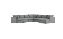 Load image into Gallery viewer, Ciello XL - Sectional - Basalt - High Angled
