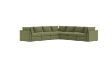 Load image into Gallery viewer, Ciello XL - Sectional - Cypress Green - High Angled
