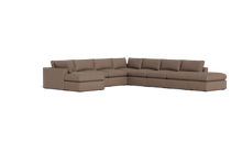 Load image into Gallery viewer, Ciello XL - Sectional - Mocha - Regular Arms

