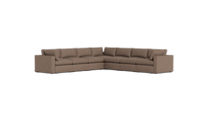 Load image into Gallery viewer, Ciello XL - Sectional - Mocha - Regular Arms
