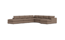 Load image into Gallery viewer, Ciello XL - Sectional - Mocha - Regular Arms
