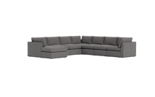 Load image into Gallery viewer, Ciello XL - Sectional - Storm Grey - High Angled
