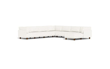 Load image into Gallery viewer, Luna - Sectional - Snowdrift - High Arms - Low Legs
