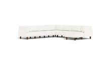 Load image into Gallery viewer, Luna - Sectional - Snowdrift - High Arms - Tall Legs
