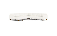 Load image into Gallery viewer, Luna - Sectional - Snowdrift - Low Arms - Tall Legs
