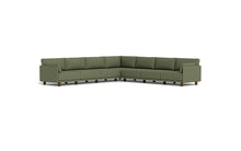 Load image into Gallery viewer, Luna - Sectional - Moss Green - Low Arms - Low Legs
