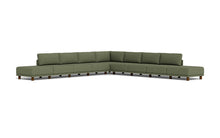 Load image into Gallery viewer, Luna - Sectional - Moss Green - High Arms - Low Legs
