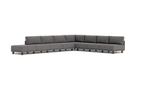 Load image into Gallery viewer, Luna - Sectional - Storm Grey - High Arms - Low Legs
