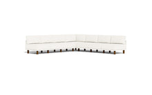 Load image into Gallery viewer, Luna - Sectional - Snowdrift - High Arms - Tall Legs
