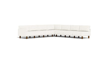 Load image into Gallery viewer, Luna - Sectional - Snowdrift - Low Arms - Tall Legs
