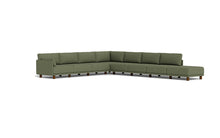 Load image into Gallery viewer, Luna - Sectional - Moss Green - Low Arms - Low Legs
