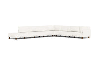 Load image into Gallery viewer, Luna - Sectional - Snowdrift - High Arms - Low Legs
