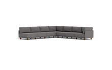 Load image into Gallery viewer, Luna - Sectional - Storm Grey - High Arms - Low Legs
