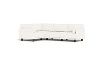 Load image into Gallery viewer, Luna - Sectional - Snowdrift - High Arms - Low Legs
