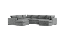 Load image into Gallery viewer, Ciello XL - Sectional - Basalt - Regular Arms
