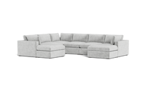 Load image into Gallery viewer, Ciello XL - Sectional - Limestone - Regular Arms

