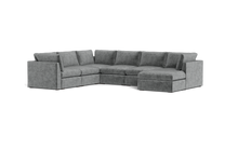 Load image into Gallery viewer, Ciello XL - Sectional - Basalt - High Angled
