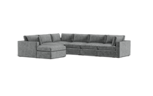 Load image into Gallery viewer, Ciello XL - Sectional - Basalt - Regular Arms
