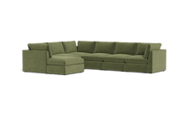 Load image into Gallery viewer, Ciello XL - Sectional - Cypress Green - High Angled
