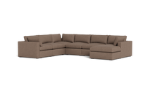 Load image into Gallery viewer, Ciello XL - Sectional - Mocha - Regular Arms
