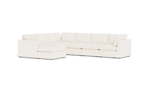 Load image into Gallery viewer, Ciello XL - Sectional - Opal White - High Angled
