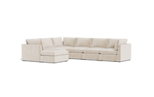 Load image into Gallery viewer, Ciello XL - Sectional - Sesame - High Angled
