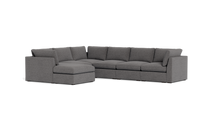 Load image into Gallery viewer, Ciello XL - Sectional - Storm Grey - High Angled
