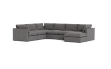 Load image into Gallery viewer, Ciello XL - Sectional - Storm Grey - High Angled
