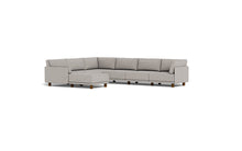 Load image into Gallery viewer, Luna - Sectional - Dream Grey - High Arms - Low Legs
