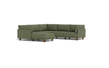 Load image into Gallery viewer, Luna - Sectional - Moss Green - High Arms - Low Legs
