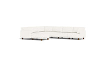 Load image into Gallery viewer, Luna - Sectional - Snowdrift - High Arms - Low Legs

