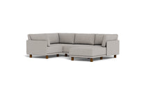 Load image into Gallery viewer, Luna - Sectional - Dream Grey - High Arms - Low Legs
