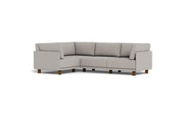 Load image into Gallery viewer, Luna - Sectional - Dream Grey - High Arms - Low Legs
