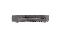 Load image into Gallery viewer, Luna - Sectional - Storm Grey - High Arms - Low Legs
