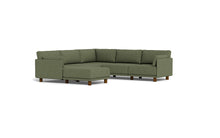 Load image into Gallery viewer, Luna - Sectional - Moss Green - Low Arms - Low Legs
