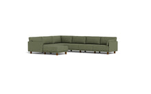 Load image into Gallery viewer, Luna - Sectional - Moss Green - Low Arms - Low Legs
