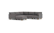 Load image into Gallery viewer, Luna - Sectional - Storm Grey - Low Arms - Low Legs

