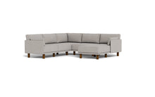 Load image into Gallery viewer, Luna - Sectional - Dream Grey - Low Arms - Tall Legs

