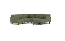 Load image into Gallery viewer, Luna - Sectional - Moss Green - Low Arms - Tall Legs
