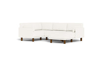 Load image into Gallery viewer, Luna - Sectional - Snowdrift - Low Arms - Tall Legs
