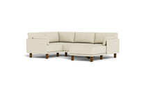 Load image into Gallery viewer, Luna - Sectional - Sunset Beige - Low Arms - Tall Legs
