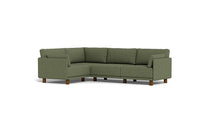 Load image into Gallery viewer, Luna - Sectional - Moss Green - Low Arms - Low Legs
