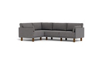 Load image into Gallery viewer, Luna - Sectional - Storm Grey - Low Arms - Tall Legs
